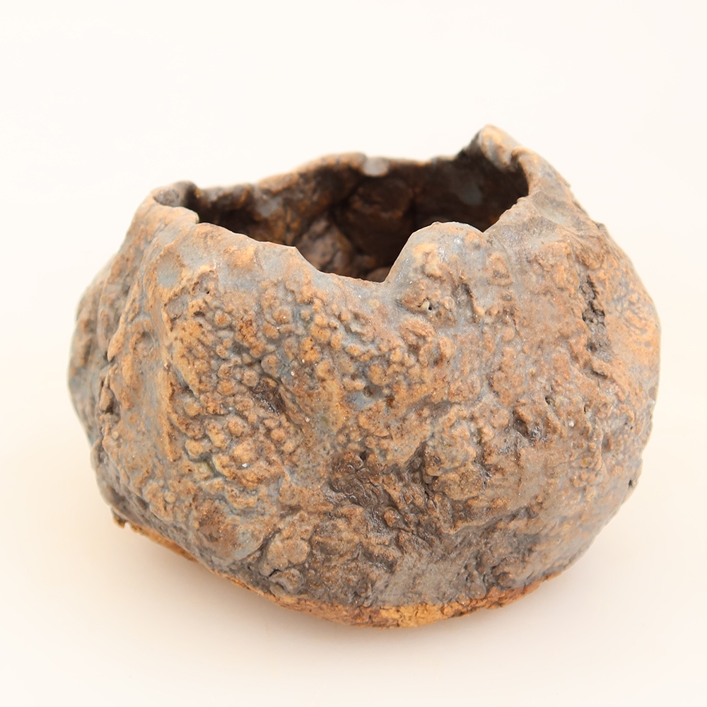 Ceramiczna skorupka  4,5 x 4 x 6 cm, kolor niebieski