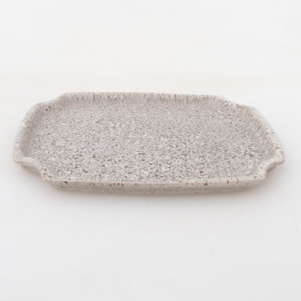 Ceramiczna miska H17 -15,5 x 11 x 1 cm - beżowa