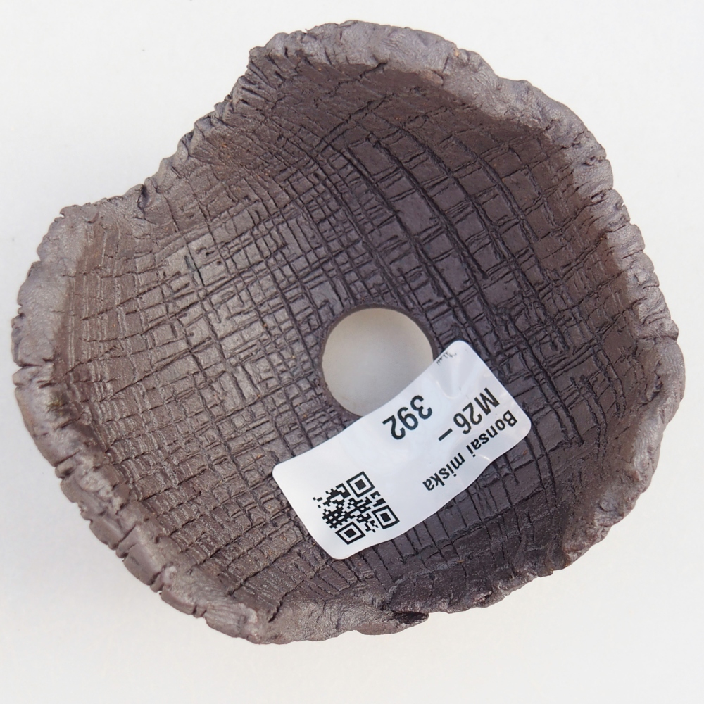 Ceramiczna muszla 8 x 8 x 6,5 cm, kolor metaliczny