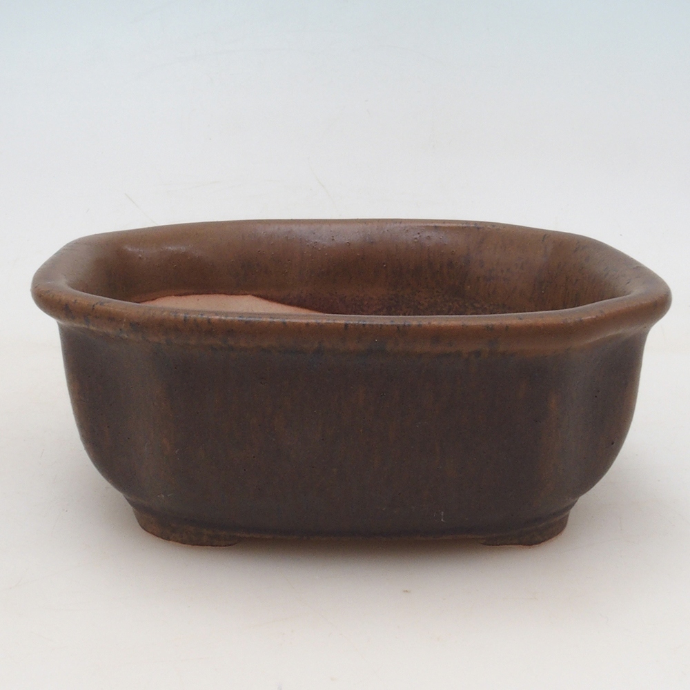 Bonsai bowl + spodek H32 - brązowy