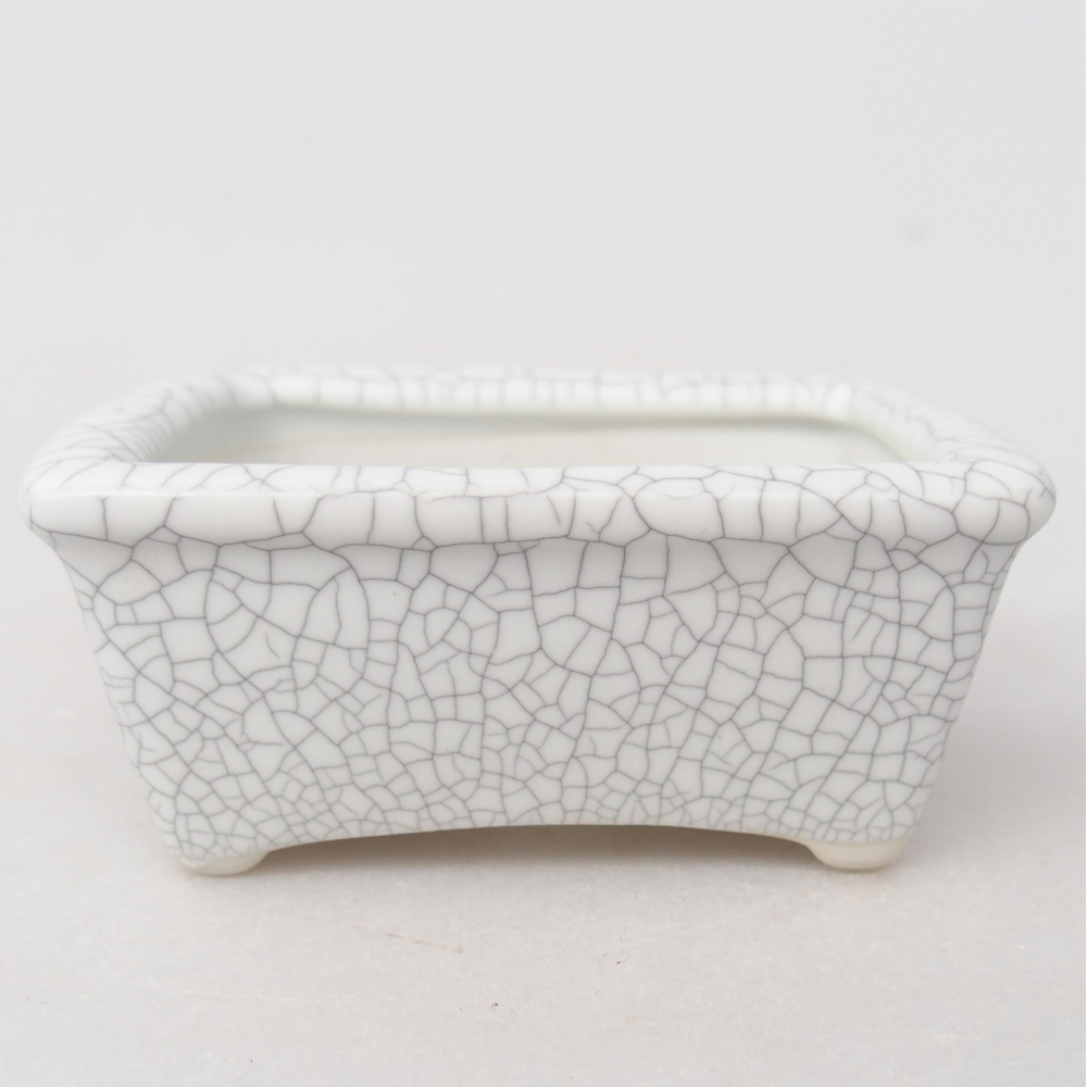Mini miska do bonsai 8 x 6,5 x 3,5 cm, kolor raku