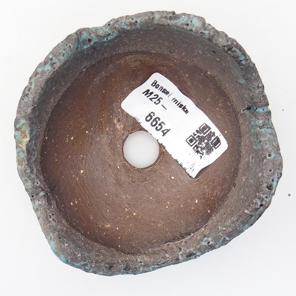 Ceramiczna muszla 9 x 9 x 5,5 cm, kolor niebieski