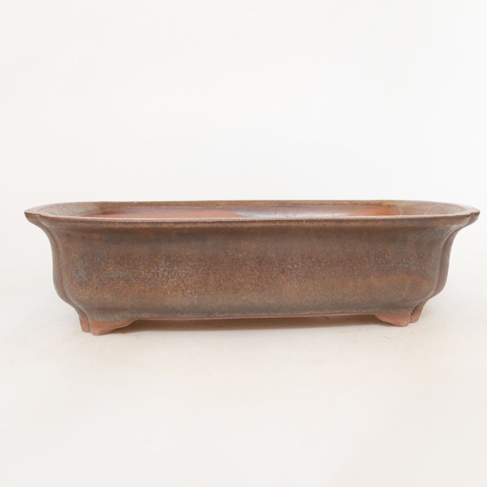 Ceramiczna miska  24 x 17 x 6 cm, kolor brązowy