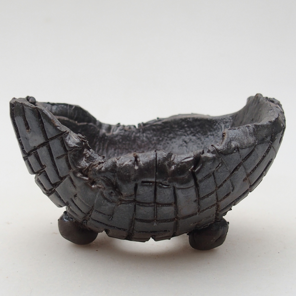 Muszla ceramiczna 9 x 8 x 5 cm, kolor czarny