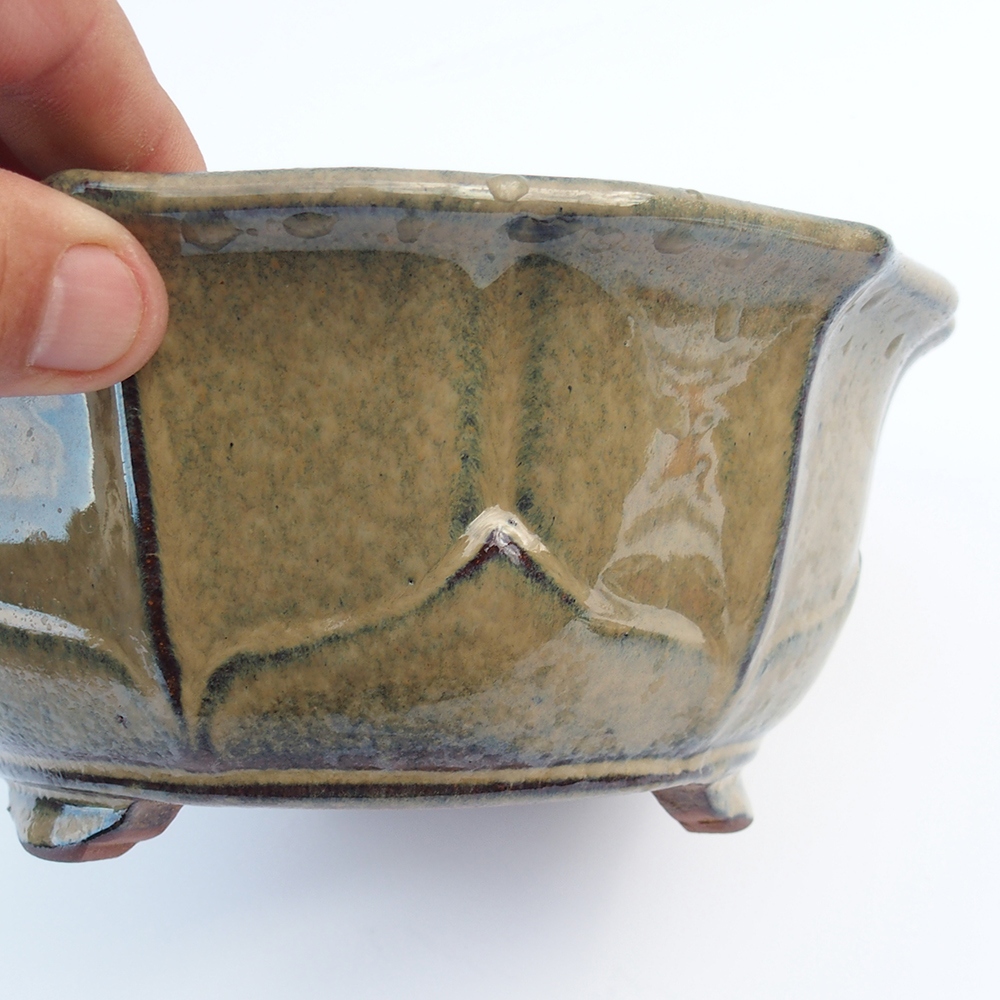 Miska 19 x 19 x 8,5 cm szara