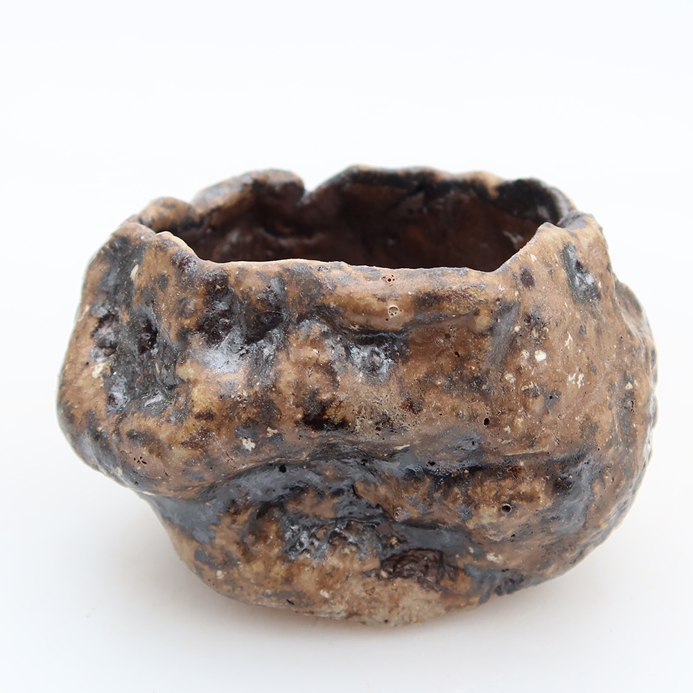 Ceramiczna skorupka  5,5 x 5,5 x 5 cm, kolor brązowy