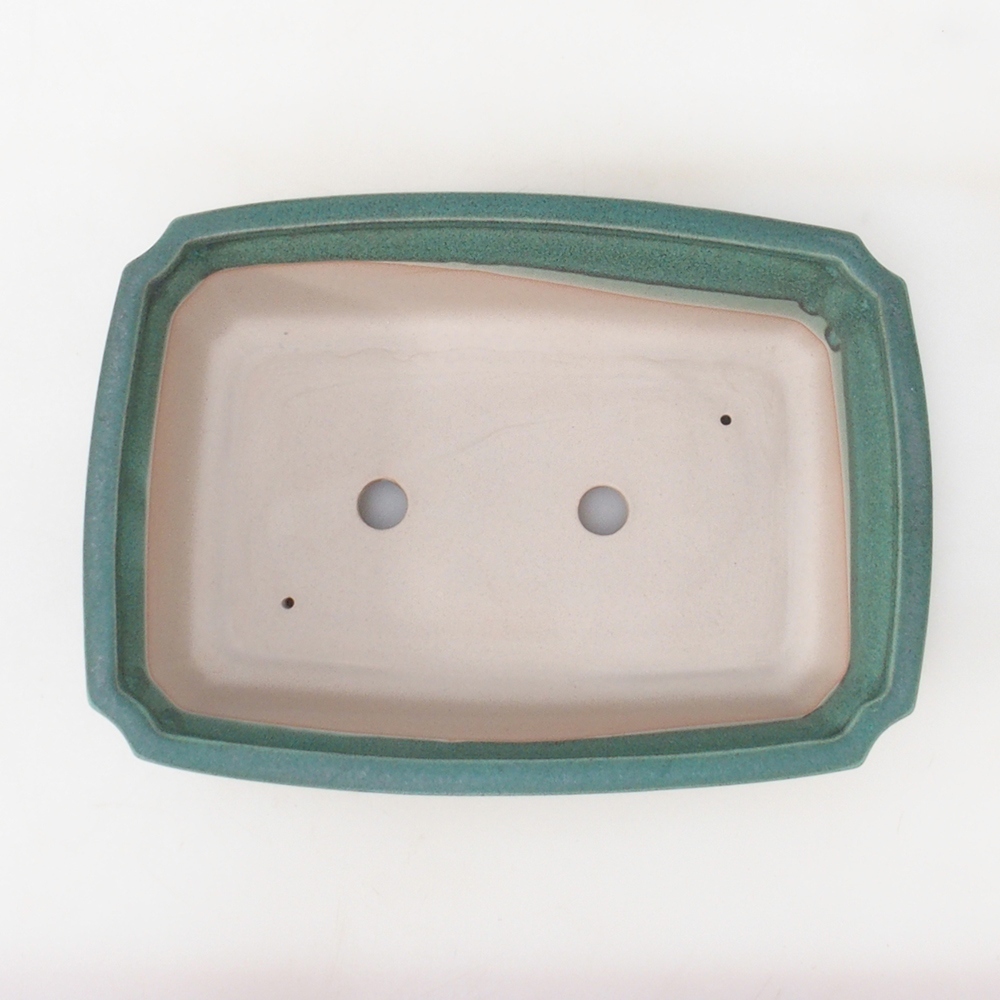 Bonsai bowl H07 - 30 x 20,5 x 8 cm. - zielony