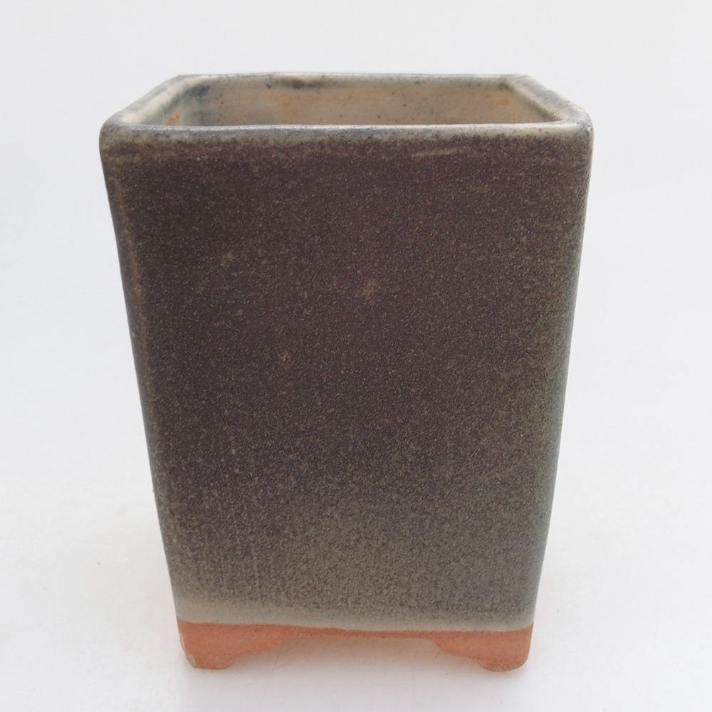 Ceramiczna miska do bonsai 8,5 x 8,5 x 11 cm, zielona