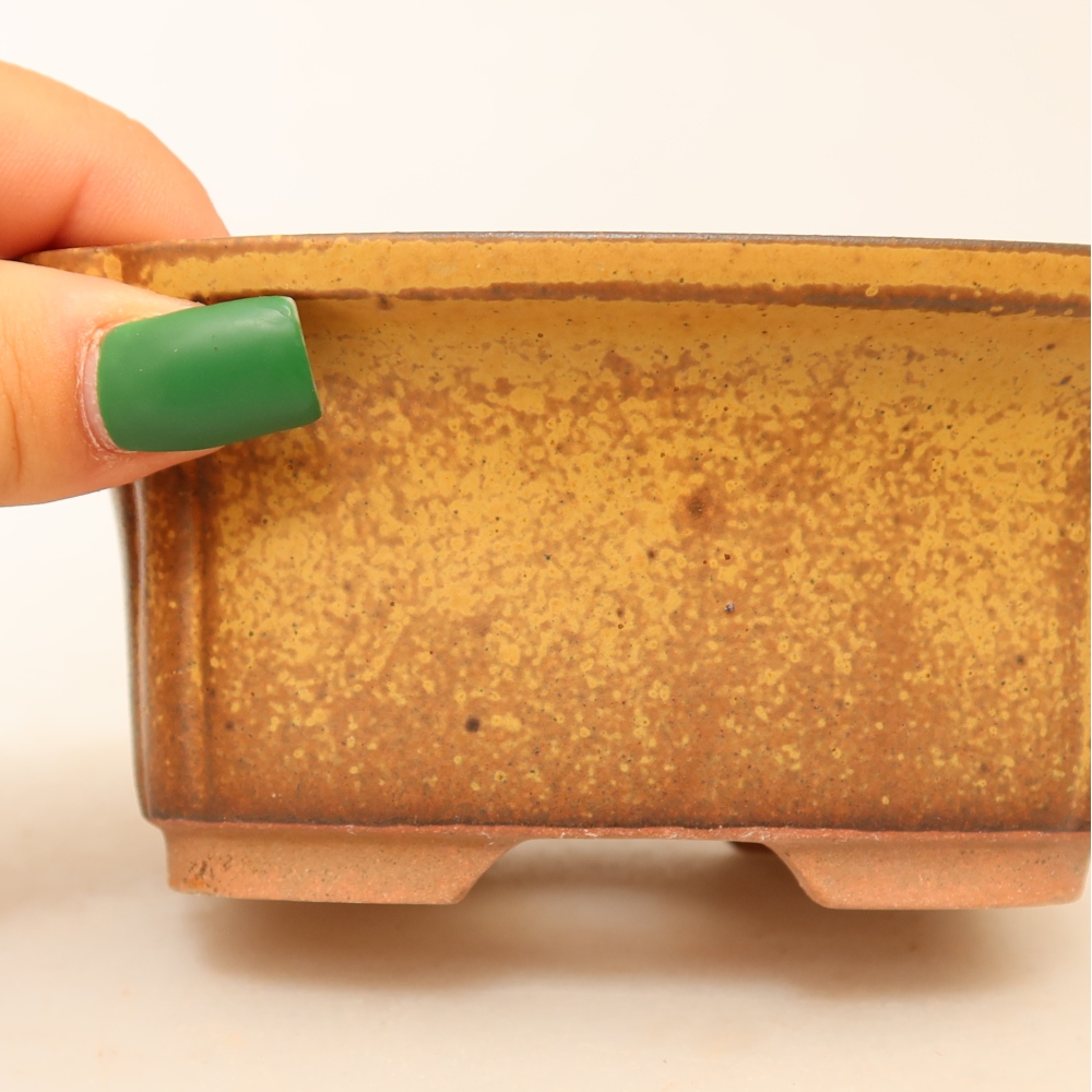 Ceramiczna miska  13 x 10,5 x 5,5 cm, kolor żółty