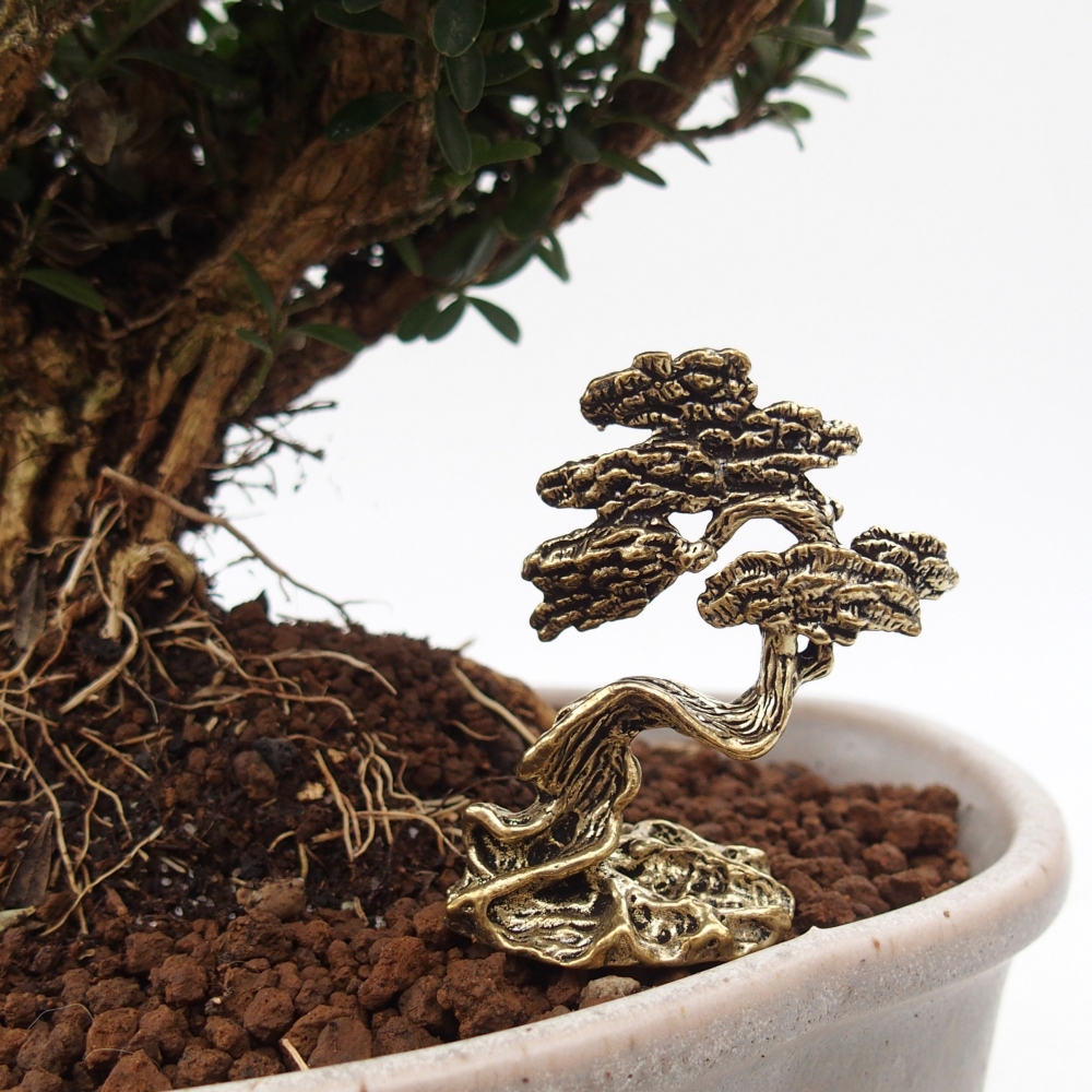 Metalowa figurka - bonsai