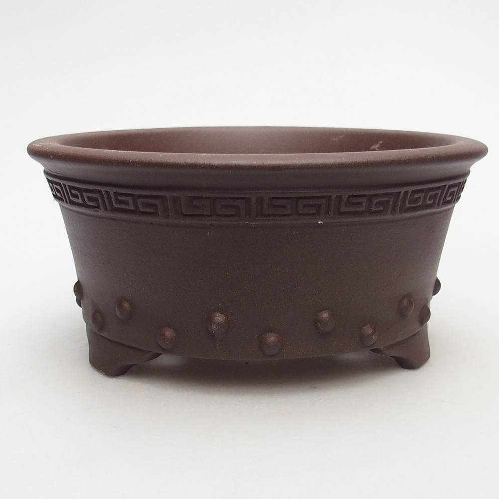 Miska 15 x 15 x 7 cm brązowa