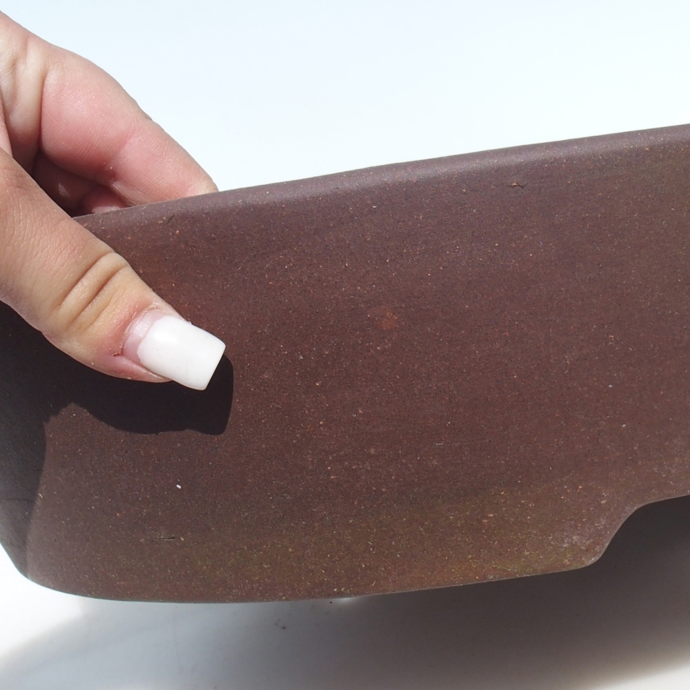 Misa do bonsai 46,5 x 38 x 9 cm - brązowa