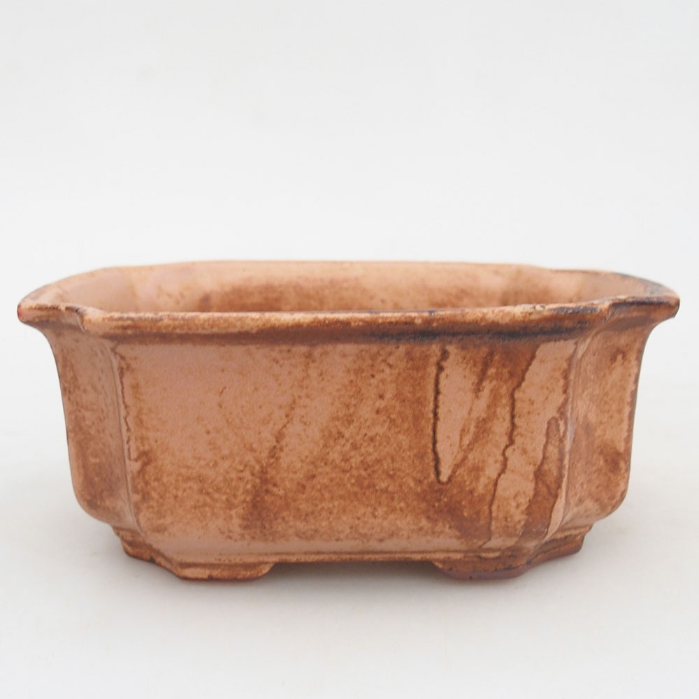 Ceramiczna miska do bonsai 12,5 x 9 x 5,5 cm, różowa