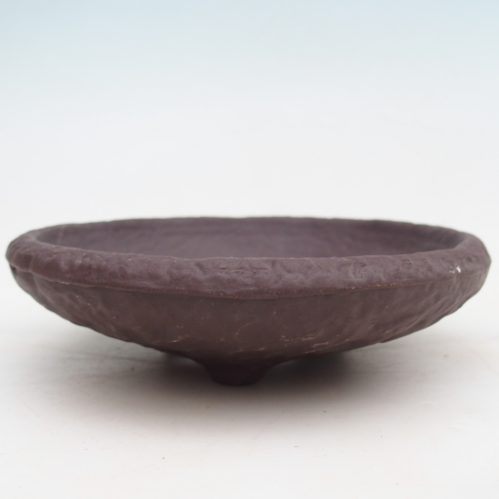 Ceramiczna skorupa 14 x 14 x 4 cm, kolor brązowy