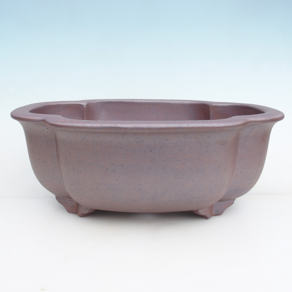 Ceramiczna misa bonsai 39,5 x 30 x 14,5 cm, kolor metaliczny - WYŁĄCZNIE ODBIÓR OSOBISTY lub transport paletowy