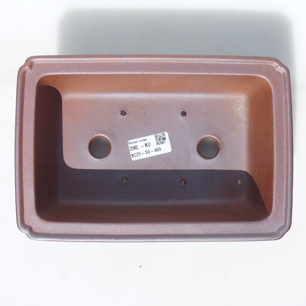 Miska 24,5 x 16,5 x 8 cm brązowa