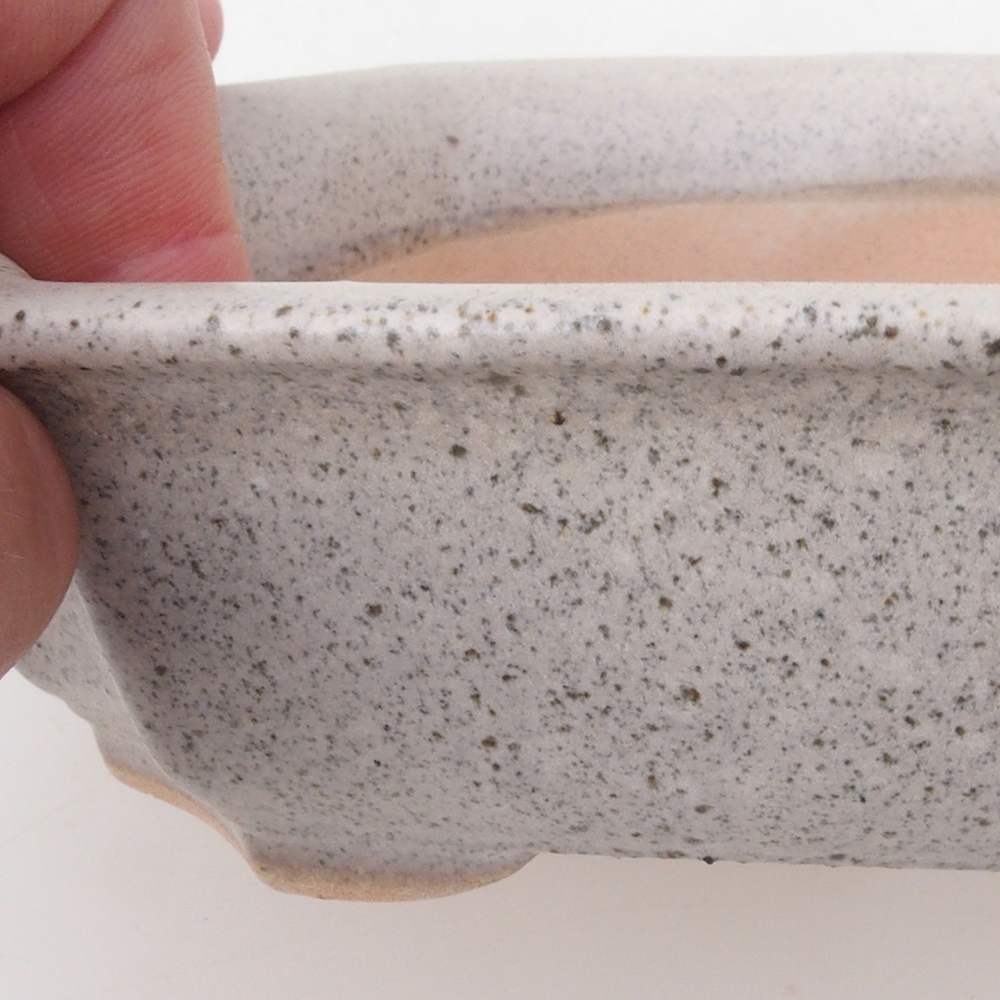 Bonsai bowl H17 - 15 x 10 x 4 cm. - beżowy