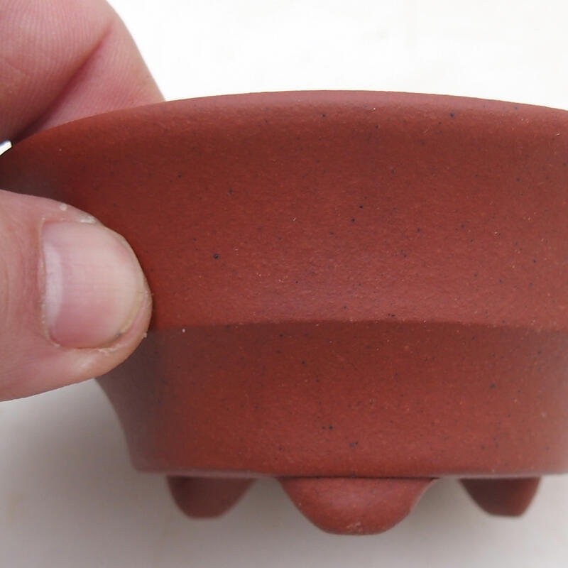 Miska Bonsai 10,5 x 10,5 x 4,5 cm, kolor ceglasty