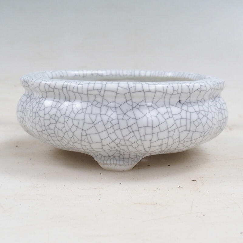 Miska Bonsai 10,5 x 10,5 x 4 cm, kolor raku