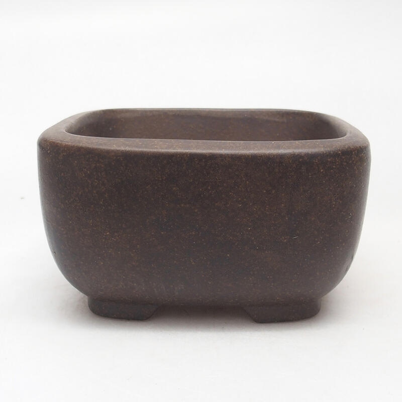 Miska Bonsai 10,5 x 10,5 x 6 cm, kolor brązowa ochra