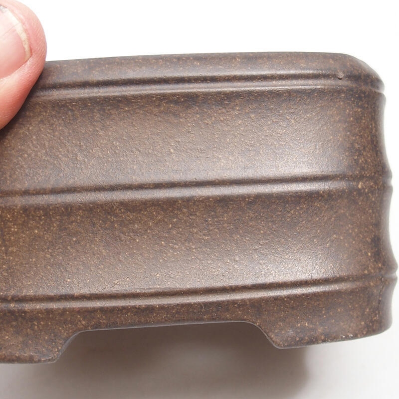 Miska Bonsai 11,5 x 11,5 x 6,5 cm, kolor brązowa ochra