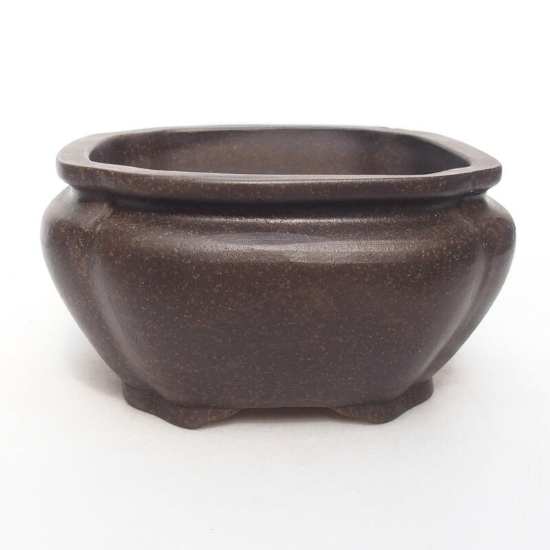 Miska Bonsai 12,5 x 12,5 x 6 cm, kolor brązowa ochra