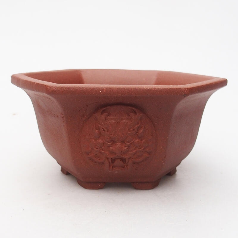 Miska Bonsai 13 x 12 x 6 cm, kolor ceglasty
