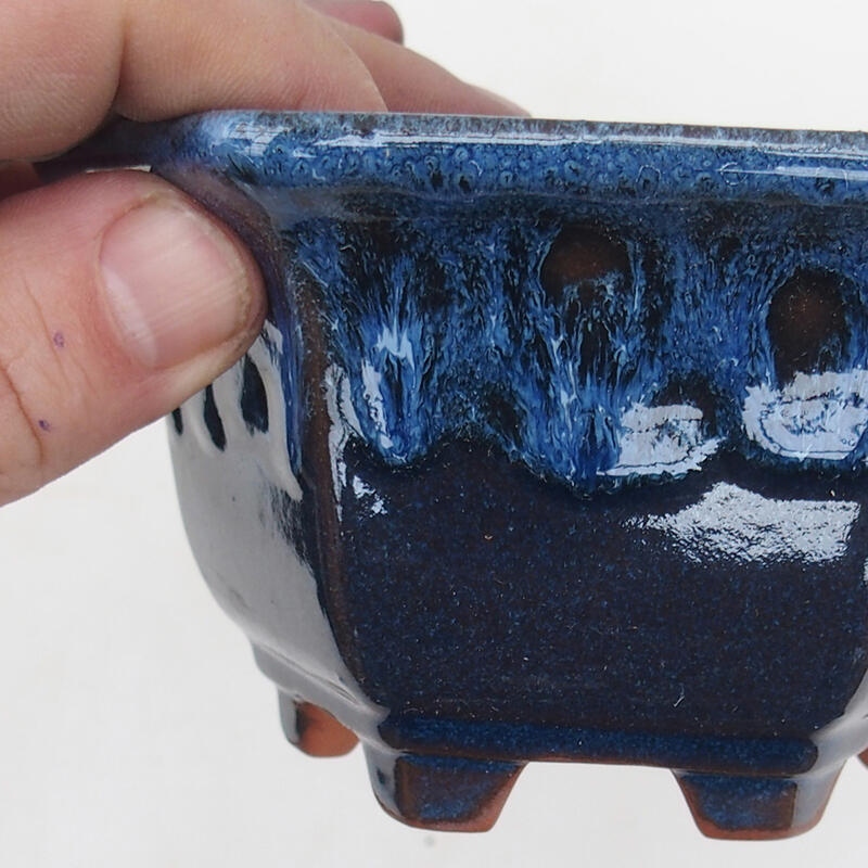 Miska Bonsai 13 x 12 x 7 cm, kolor niebieski