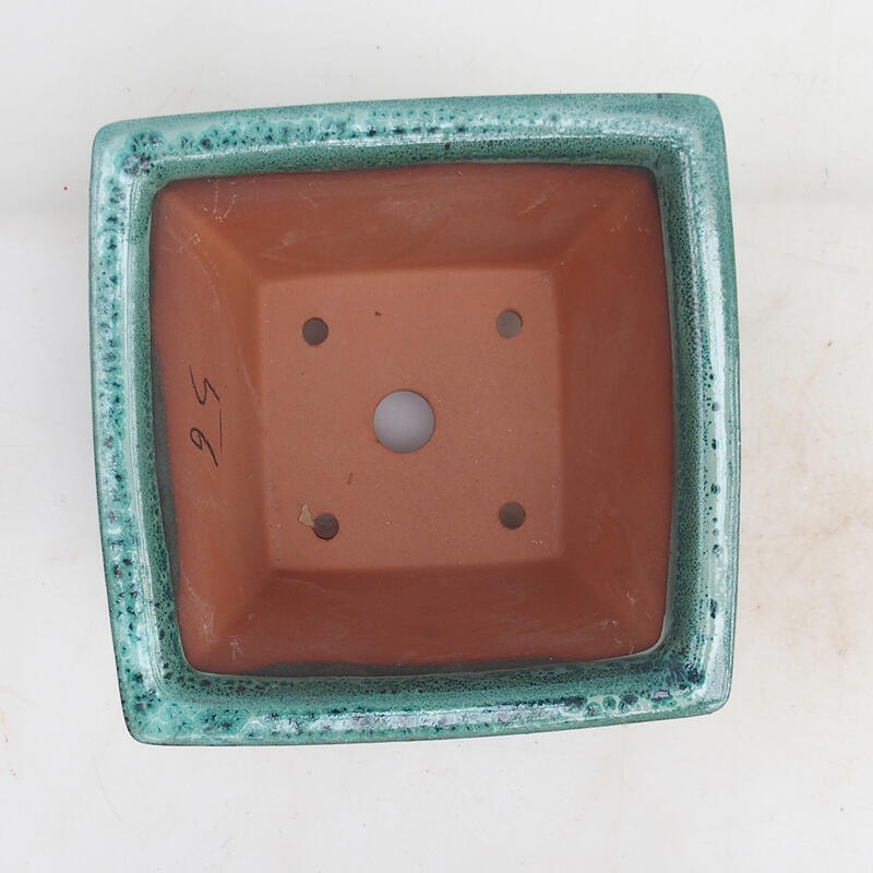 Miska Bonsai 14,5 x 14,5 x 8,5 cm, kolor zielony