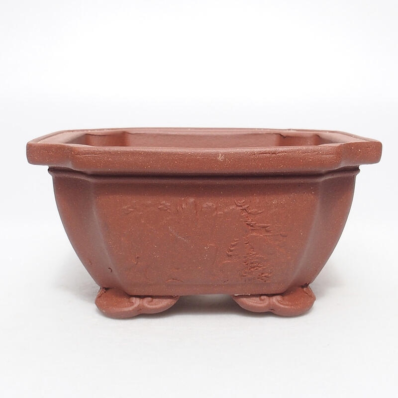 Miska Bonsai 14 x 14 x 7 cm, kolor ceglasty