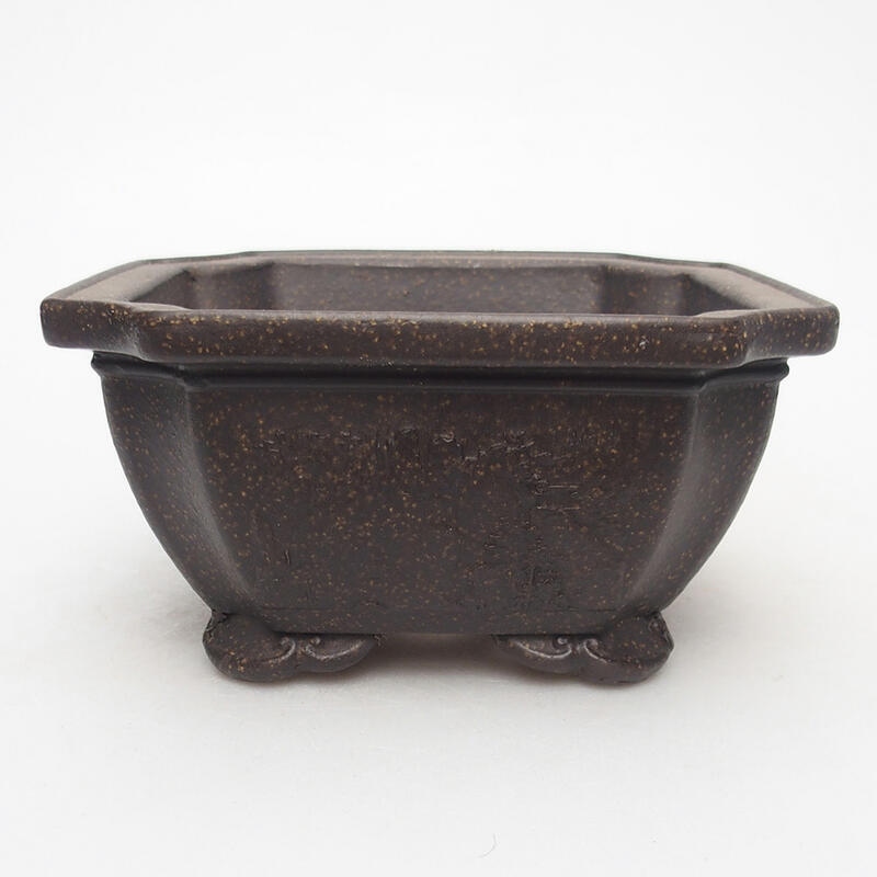 Miska Bonsai 14 x 14 x 7 cm, kolor brązowa ochra