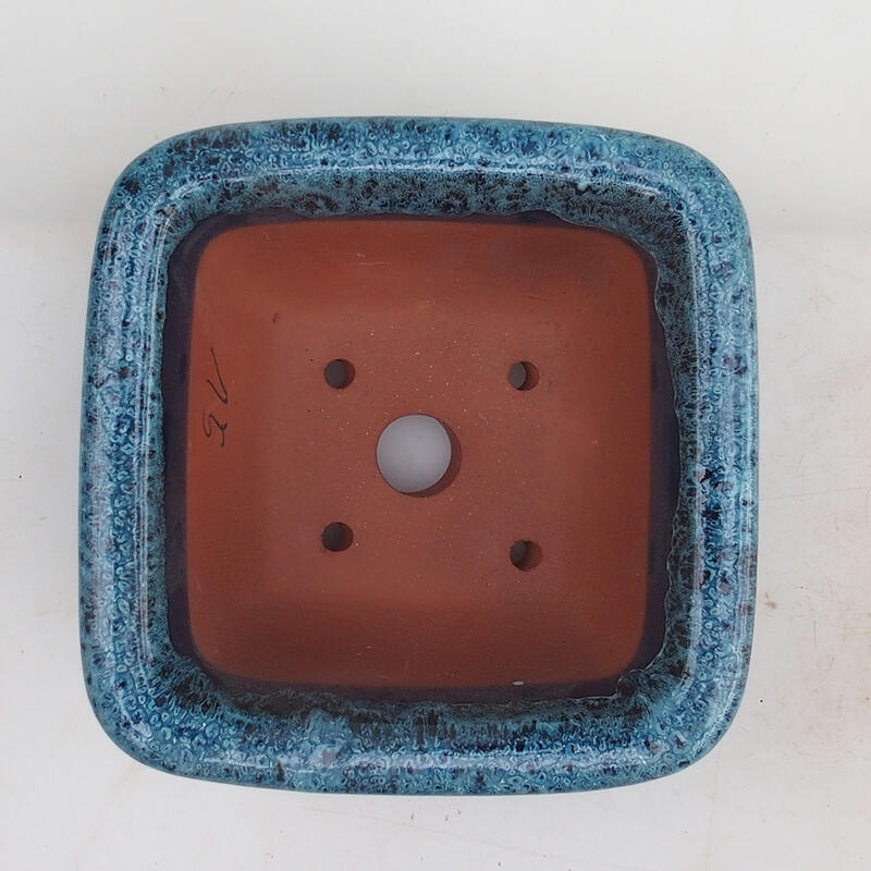 Miska Bonsai 14 x 14 x 8 cm, kolor niebieski
