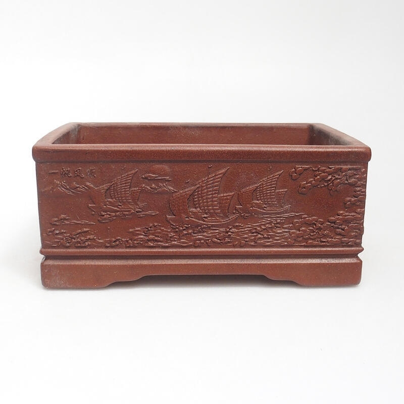 Miska Bonsai 15,5 x 11,5 x 6,5 cm, kolor brązowy