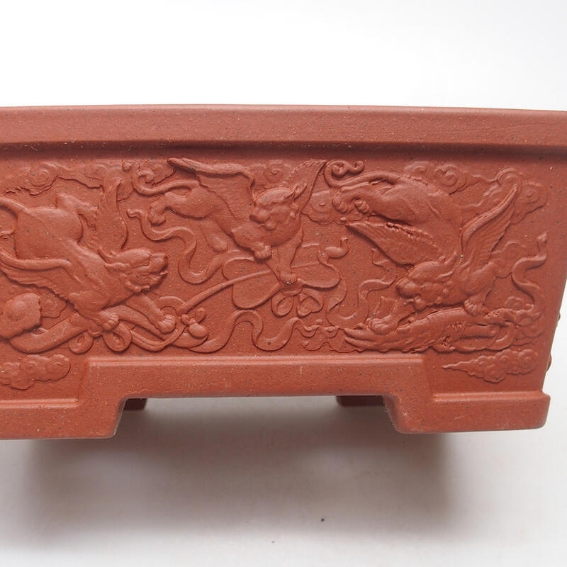 Miska Bonsai 15,5 x 11 x 6,5 cm, kolor ceglasty