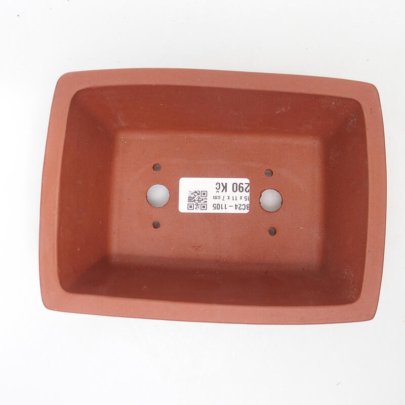 Miska Bonsai 15,5 x 11 x 6,5 cm, kolor ceglasty