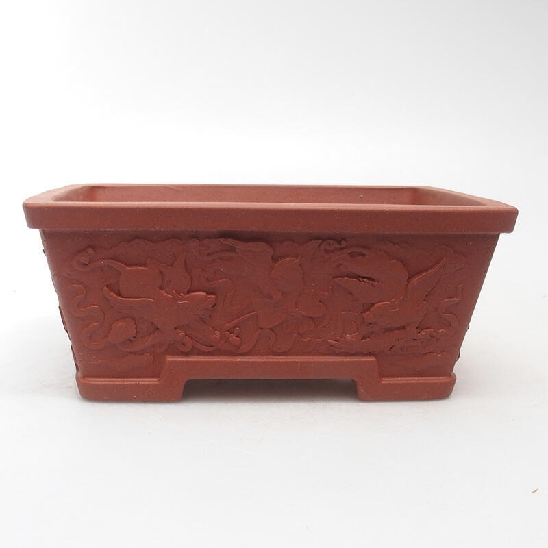 Miska Bonsai 15,5 x 11 x 6,5 cm, kolor ceglasty