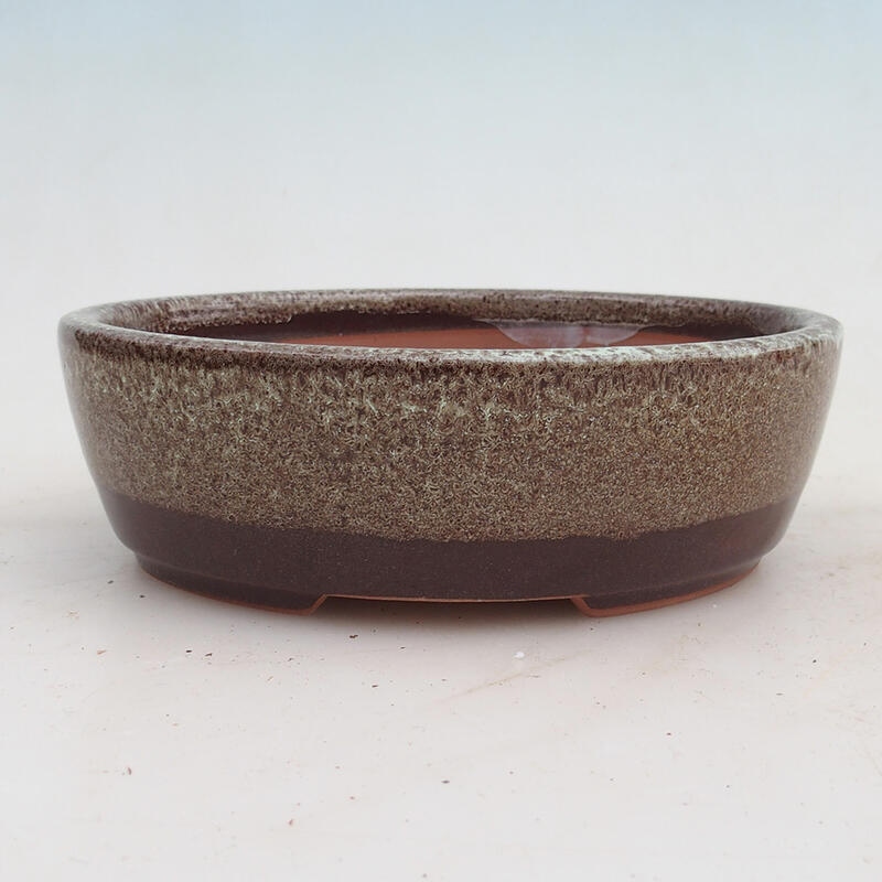 Miska Bonsai 15,5 x 13 x 5 cm, kolor brązowy
