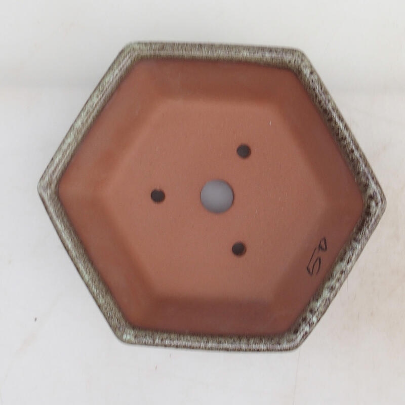 Miska Bonsai 15,5 x 14,5 x 7 cm, kolor wina