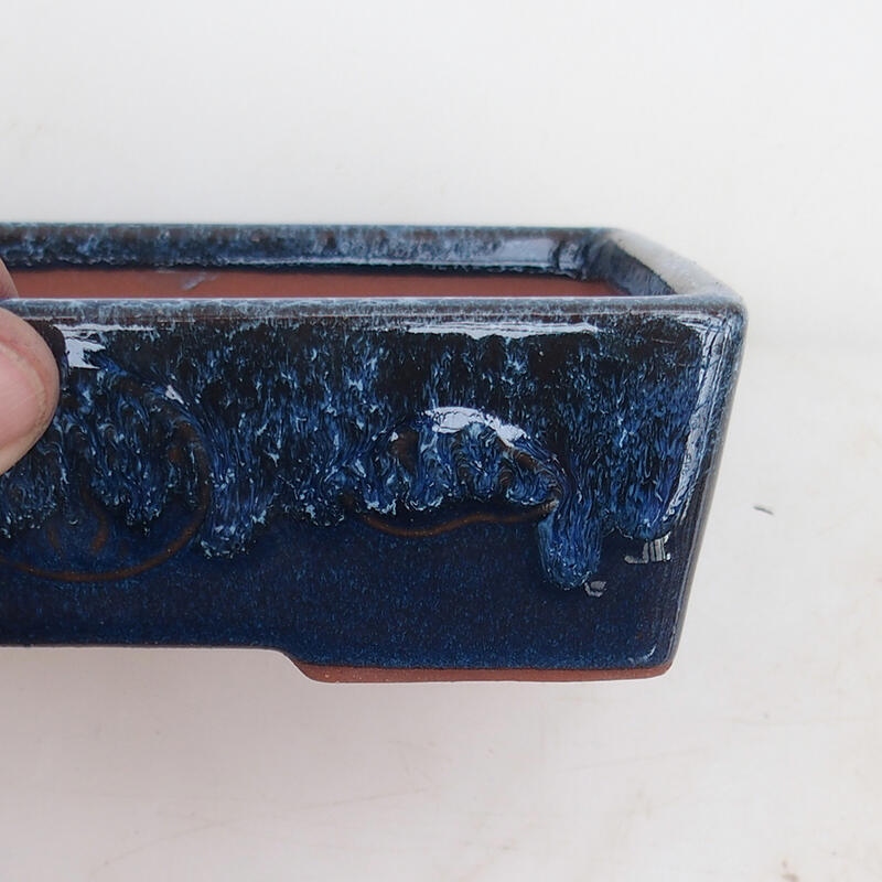 Miska Bonsai 16 x 11,5 x 4,5 cm, kolor niebieski
