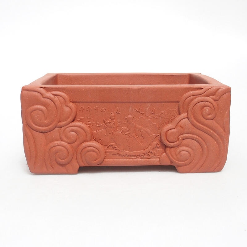 Miska Bonsai 16 x 12 x 7 cm, kolor ceglasty