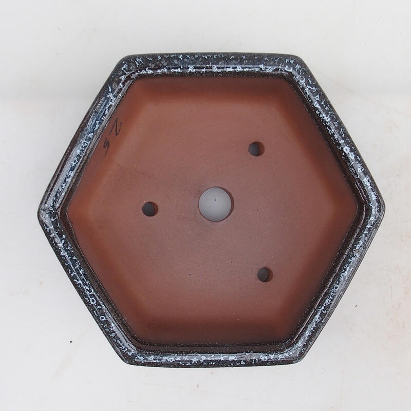 Miska Bonsai 16 x 14 x 5 cm, kolor wina