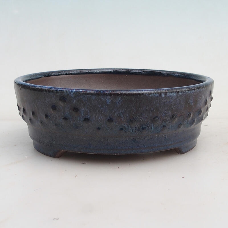 Miska Bonsai 16 x 16 x 5 cm, kolor niebieski