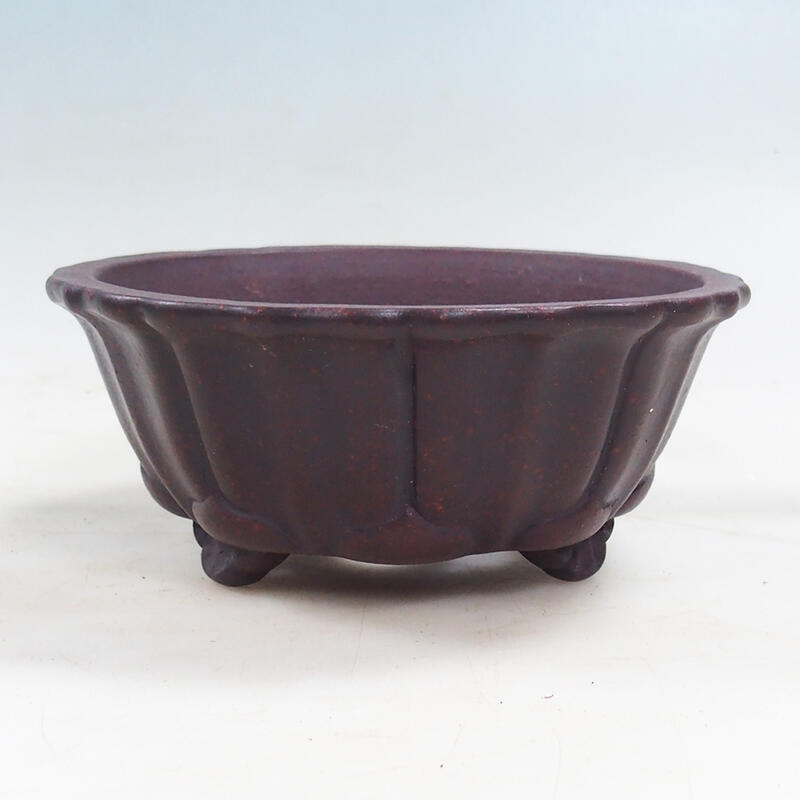Miska Bonsai 16 x 16 x 7 cm, kolor brązowy