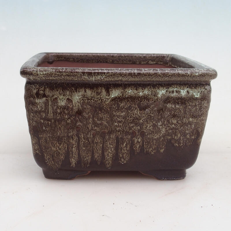 Miska Bonsai 16 x 16 x 9,5 cm, kolor brązowy