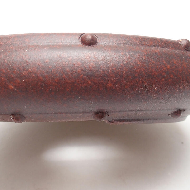 Miska Bonsai 21 x 21 x 4,5 cm, kolor brązowo-czarny