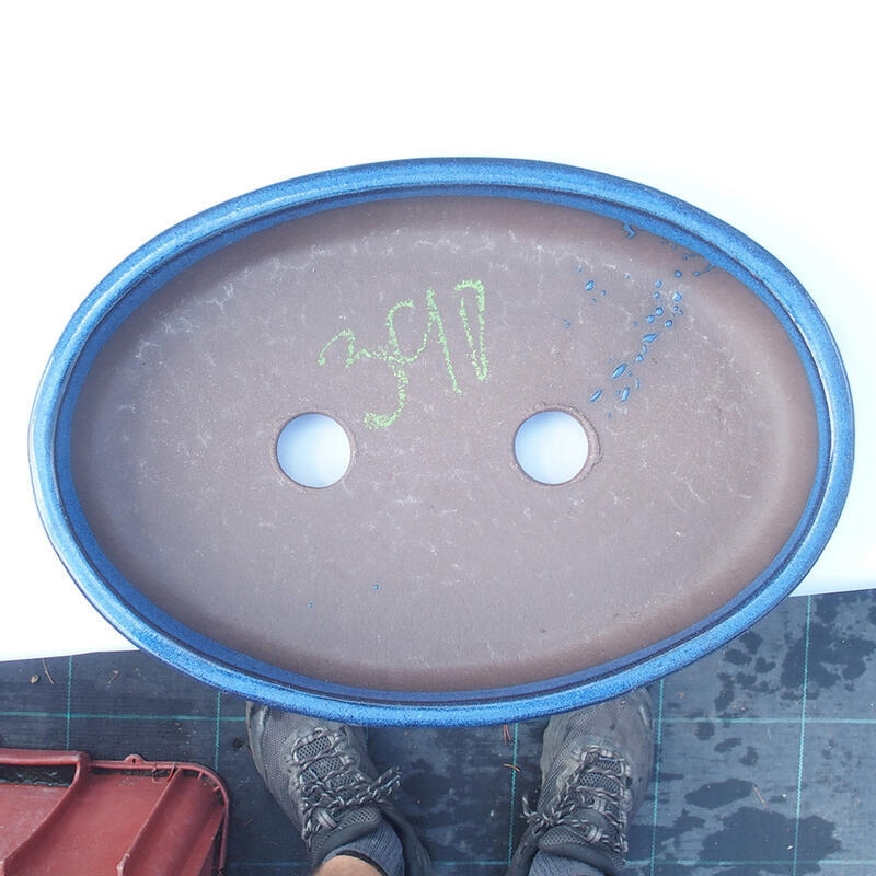 Miska Bonsai 30 x 20 x 4,5 cm kolor niebieski