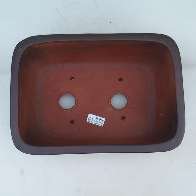 Miska Bonsai 33 x 23,5 x 12 cm, kolor ceglasty