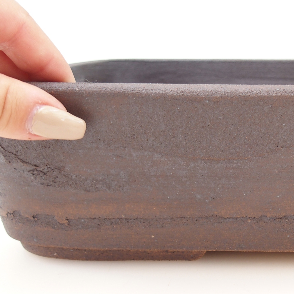 Misa do bonsai 30,5 x 25 x 8 cm, kolor brązowy
