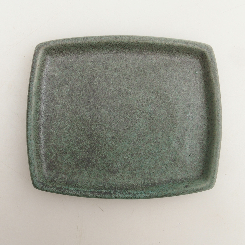 Miska ceramiczna H11 - 11,5 x 9,5 x 1 cm - zielony