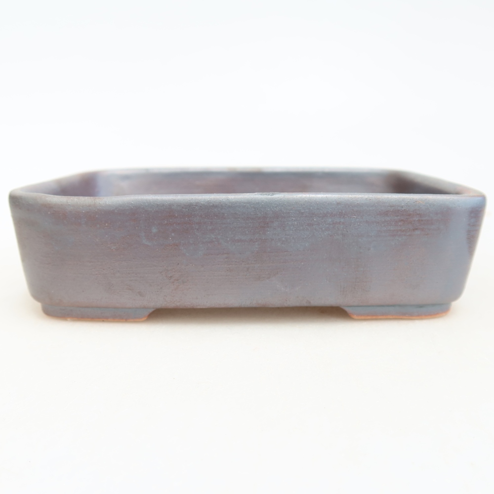 Ceramiczna miska do bonsai 13 x 9,5 x 3,5 cm, kolor metaliczny